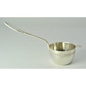 Tea Strainer In Silver France Around 1882