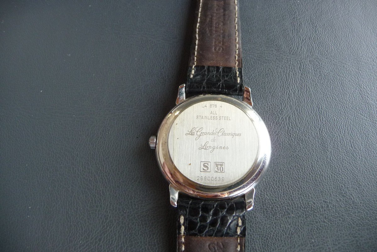 Longines: Automatic Stainless Steel Men's Wristwatch.-photo-2
