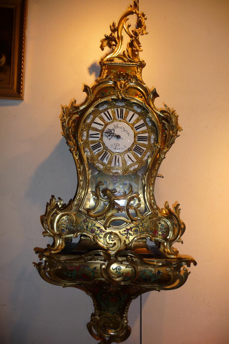 Cartel Louis XV Marquetry, 1730