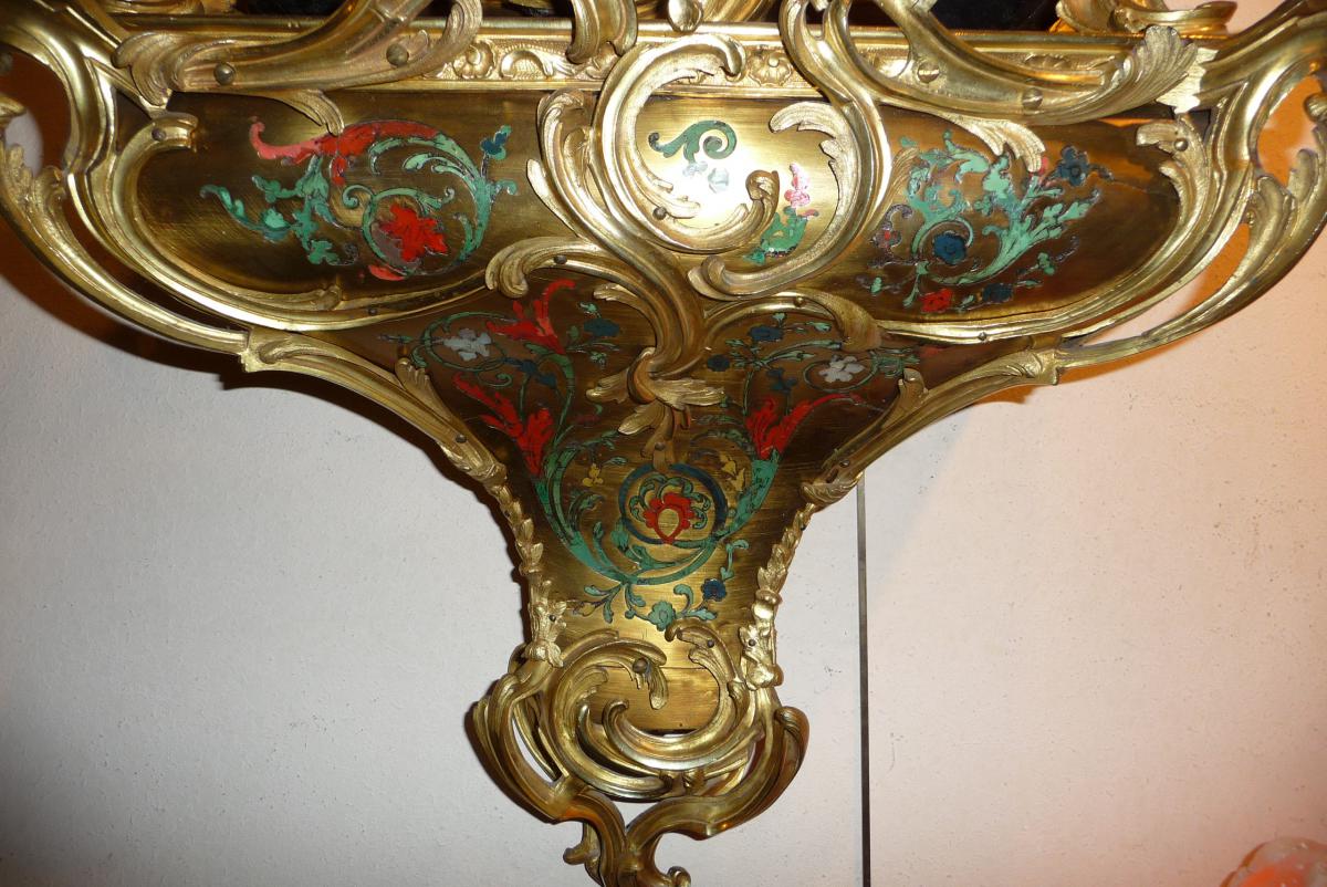 Cartel Louis XV Marquetry, 1730-photo-2