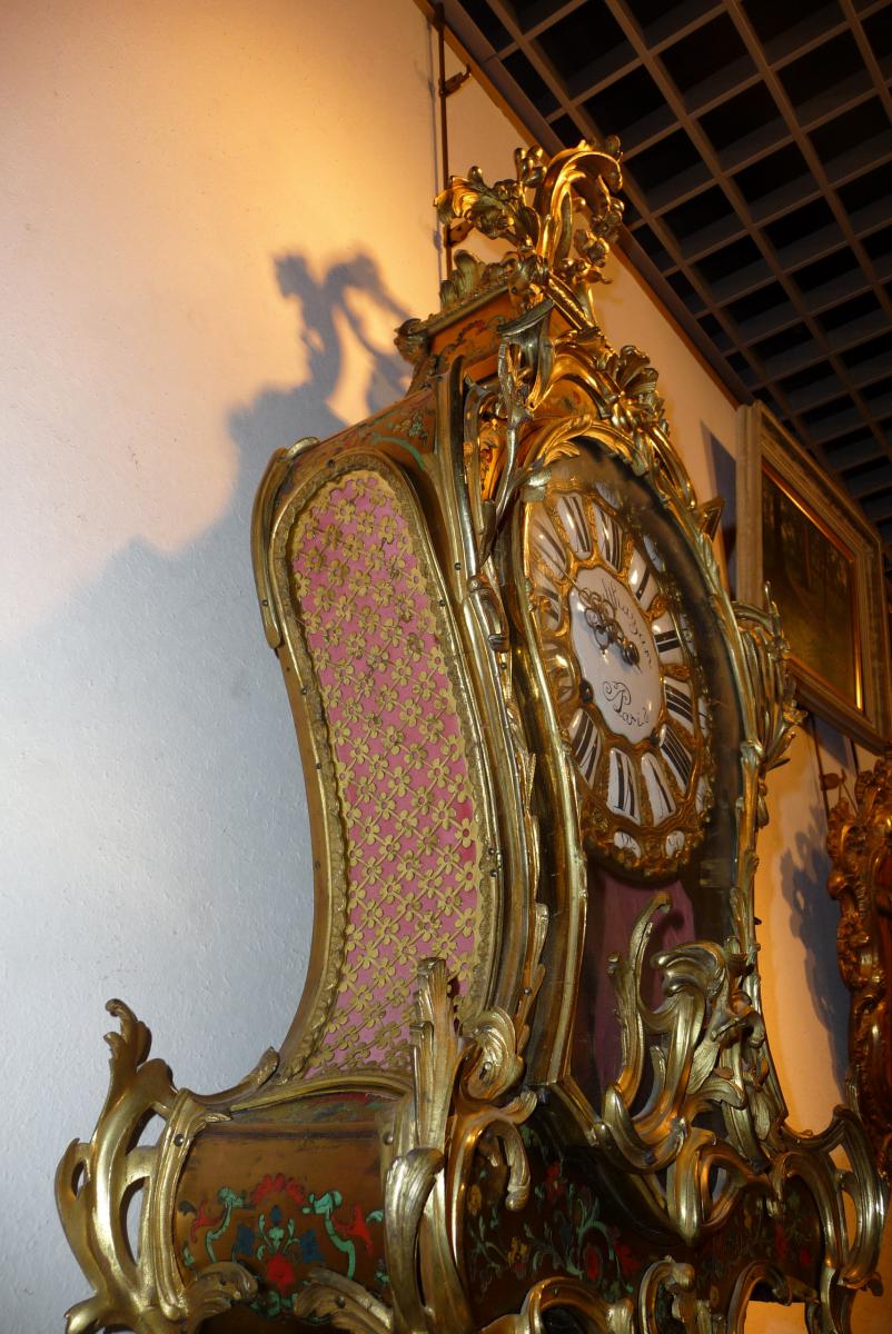 Cartel Louis XV Marquetry, 1730-photo-1