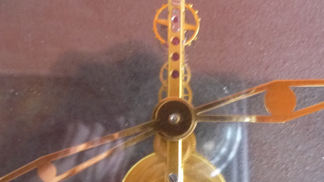 Jaeger Le Coultre Clock From The 1960s, With Baguette Movement, 8 Days Of Power Reserve-photo-3