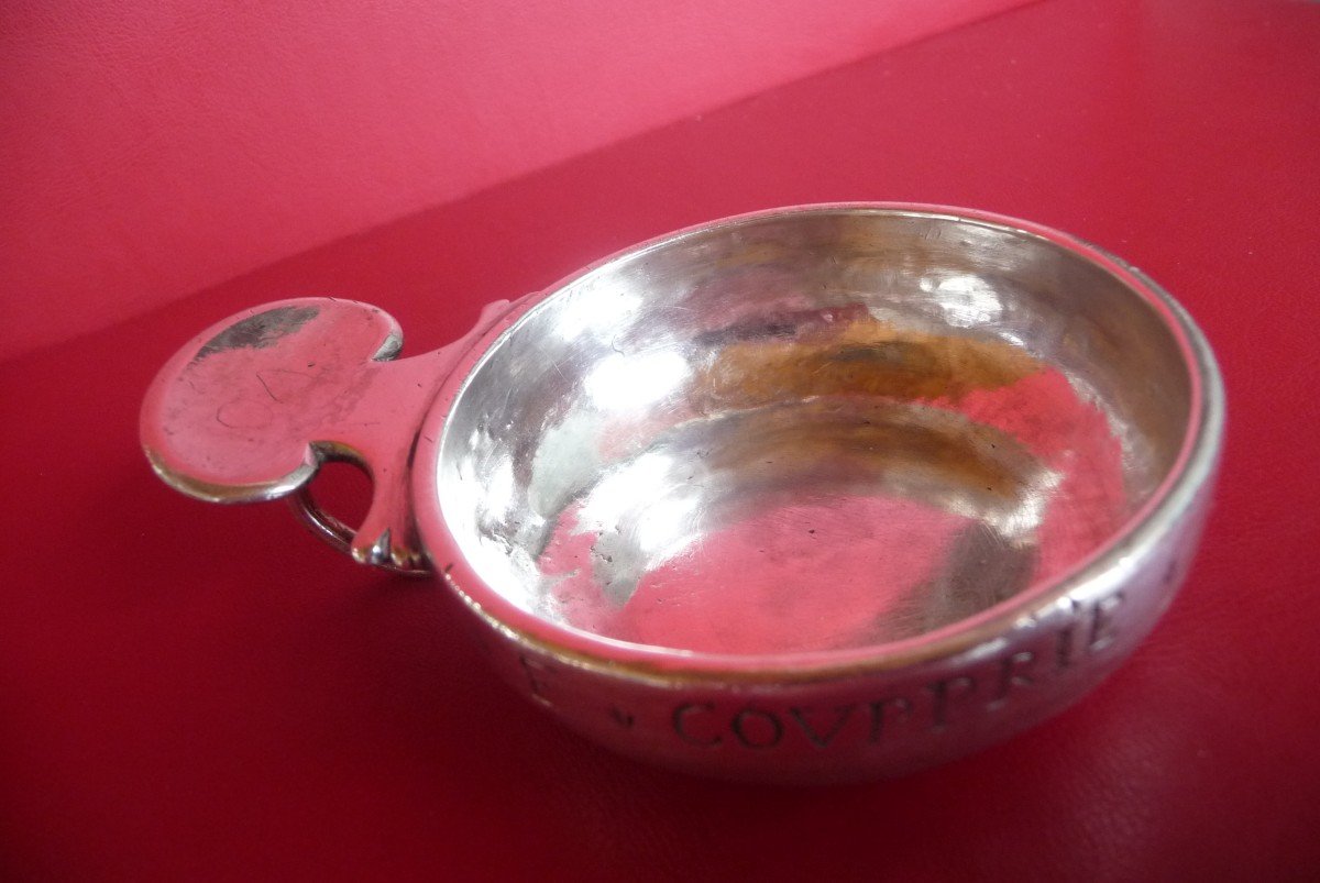 Tastevin: Beautiful And Rare Tastevin In Sterling Silver From The 18th Century-photo-3