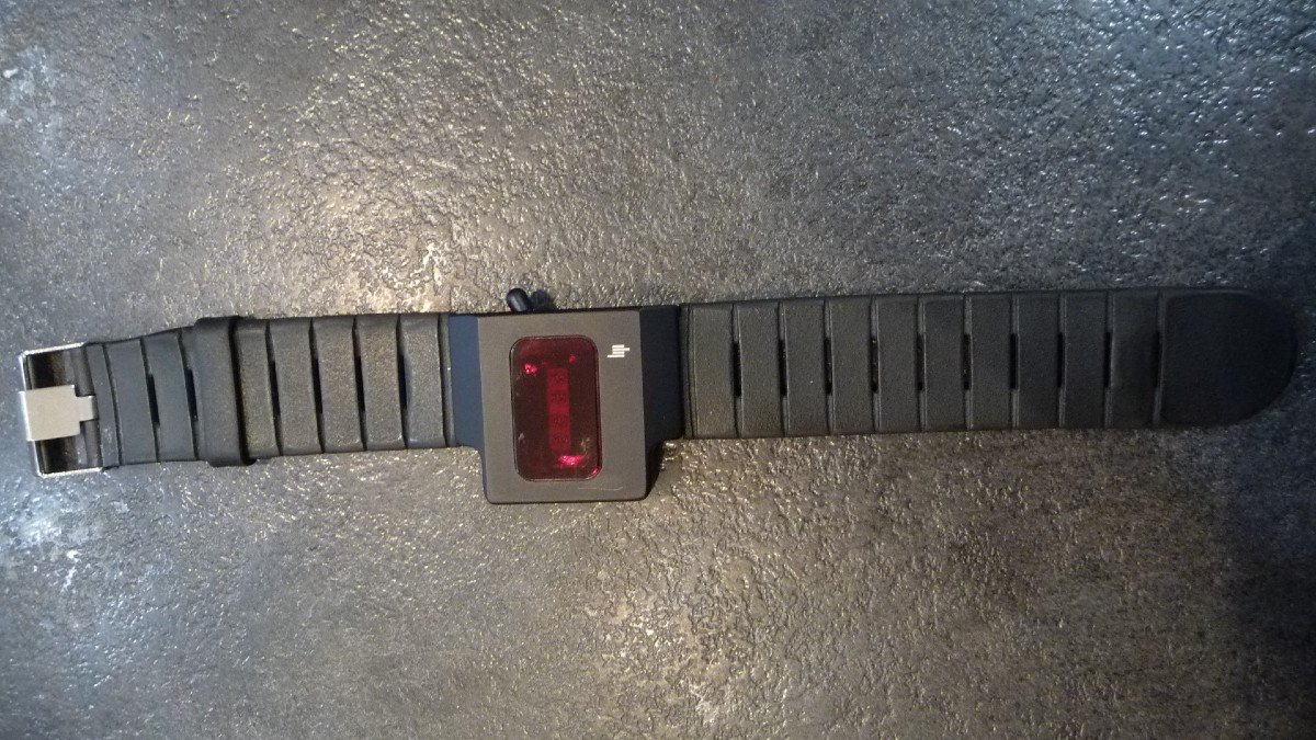 Rare Lip The 70 S Design Watch By Roger Tallon With Electroluminescent Diodes Circa 1976-photo-2