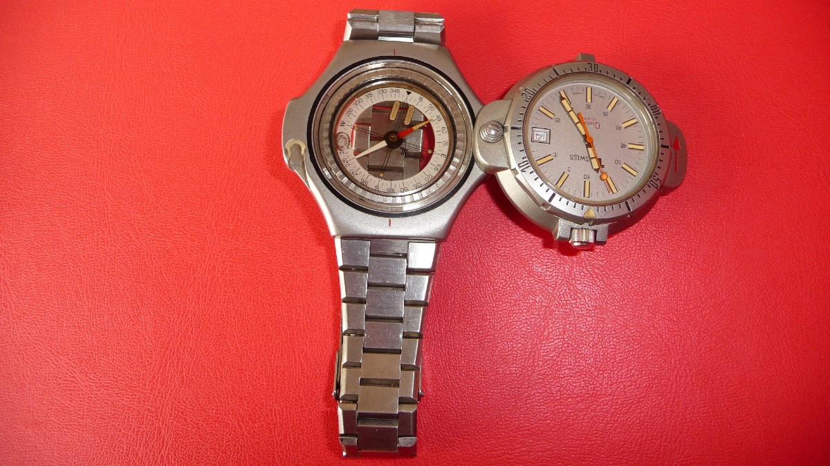 Texswiss/ Montre Boussole De Randonnée, De Marque Texswiss. Neuve De Stock