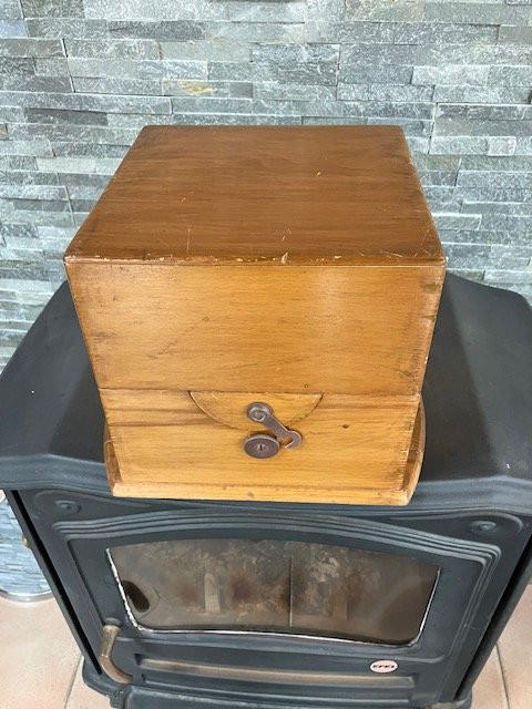 Chronomètre de la Marine Russe avec boitier et double boitier en accajou milieu XXème siècle-photo-7