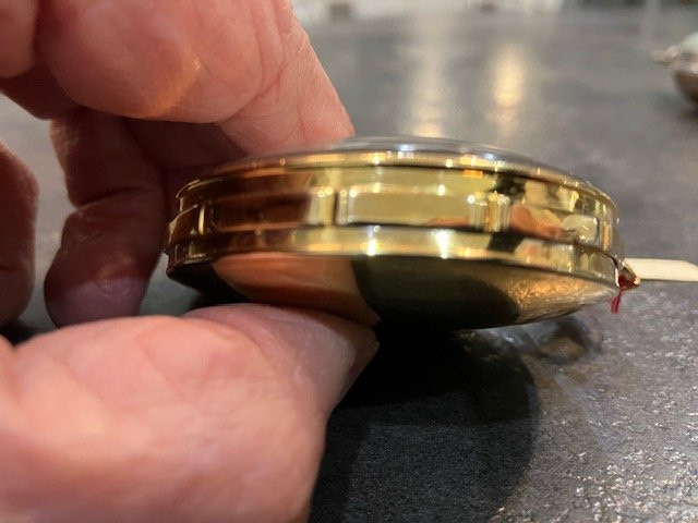 Vermeil Watch With Double Calendar And Visible Rooster, First Empire Period -photo-4