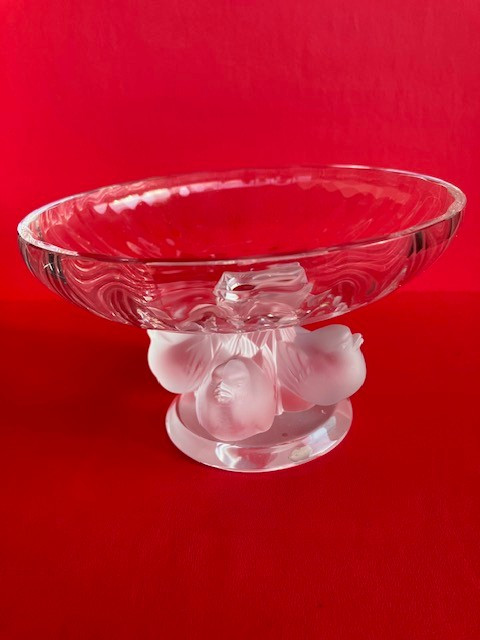 Lalique: Coupe aux oiseaux en crital de Lalique-photo-2