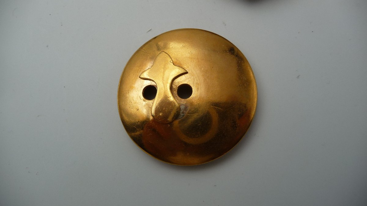 Montre chatelaine en vermeil, d'époque Napoléon II, sertie de pierres précieuses, vers 1860.-photo-2