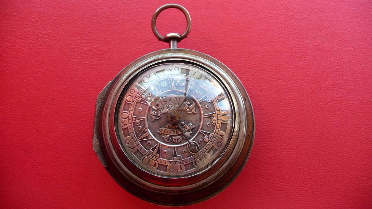 18th-century Silver And Tortoiseshell Watch, With Three Cases For The Ottoman Market, Signed Roger London-photo-2