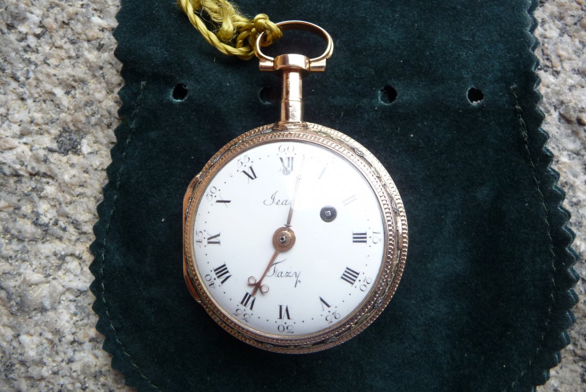 Montre à Sonnerie En Or d'époque Louis XVI-photo-2