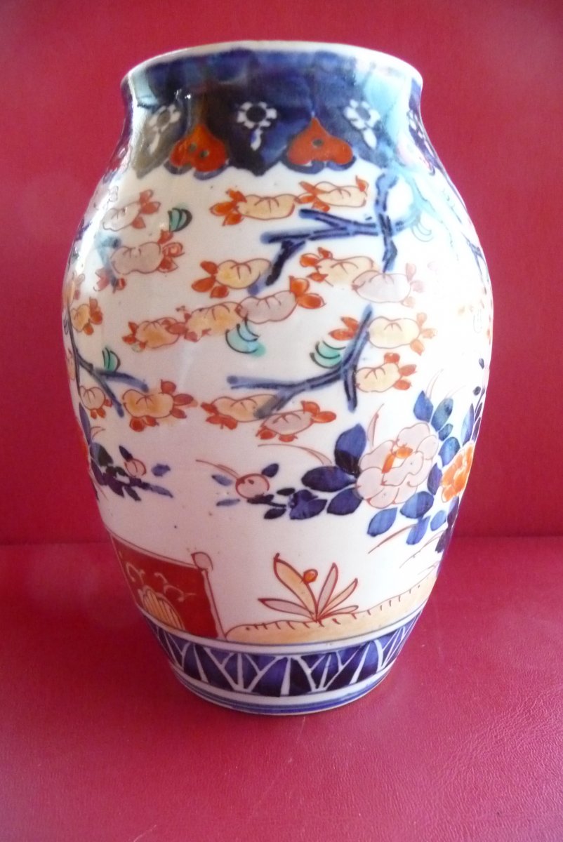 Imari Porcelain Vase Japan XIXth.-photo-2