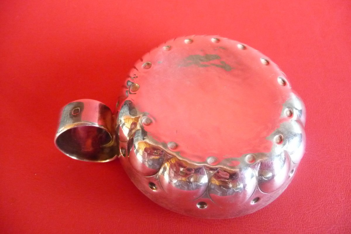 Heavy Taste Wine In Sterling Silver Around 1850.-photo-4