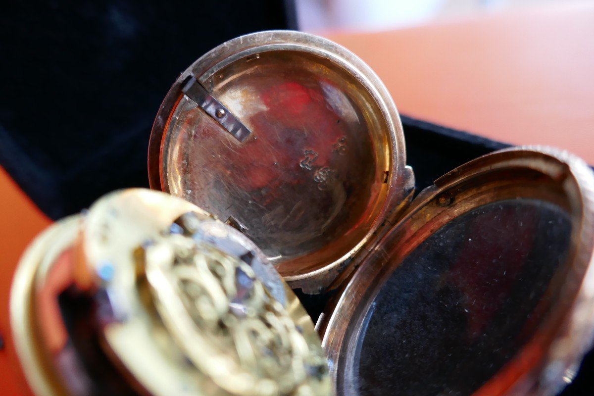 Exceptional Ring Watch In Gold And Diamonds, Louis XV Period, From Griebel To Strasbourg-photo-1