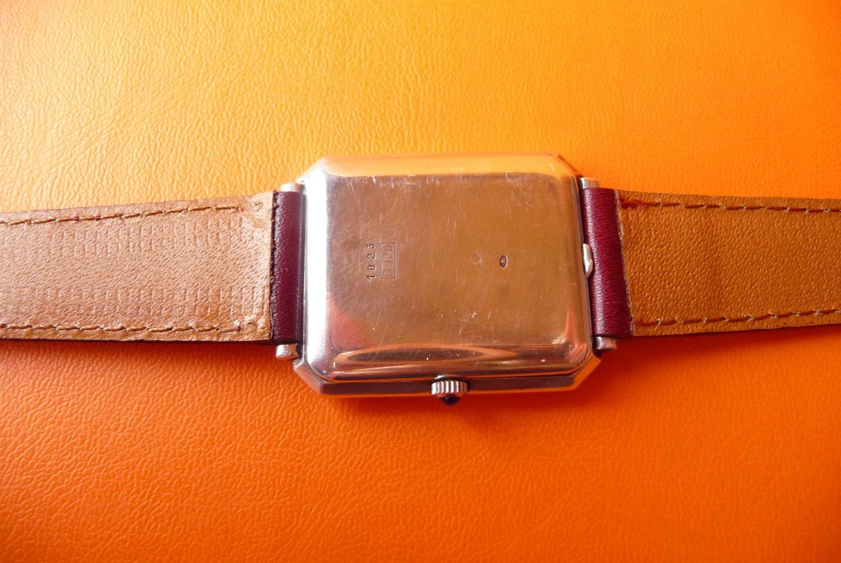 Montre Bracelet De Marque Richards- Zeger En Argent Massif Des Années 70.-photo-3