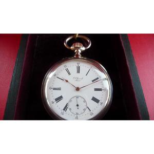 Very Rare Charvet Au Havre Chronometer Watch, With Geneva Observatory Bulletin