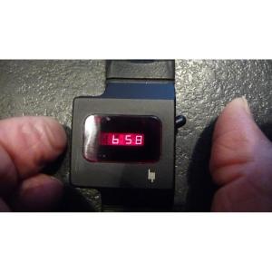 Rare Lip Design Watch By Roger Tallon With Electroluminescent Diodes Circa 1976