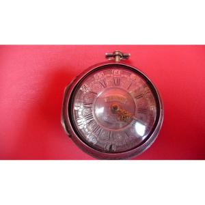 Very Rare Silver Double-cased Onion Watch By James Weldon London, Circa 1740