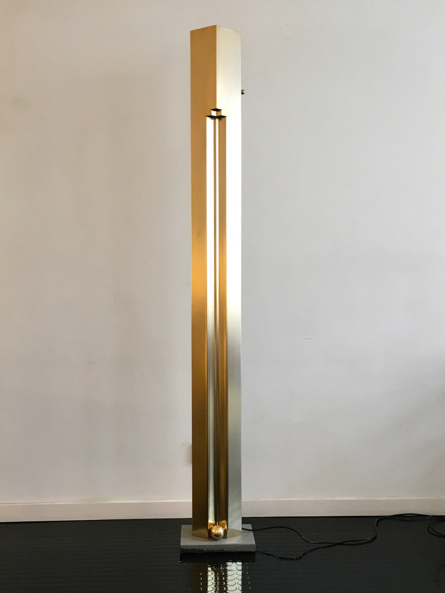 Sculptural luminaire Totem de Kazuide Takahama pour Sirrah, Italie 80'