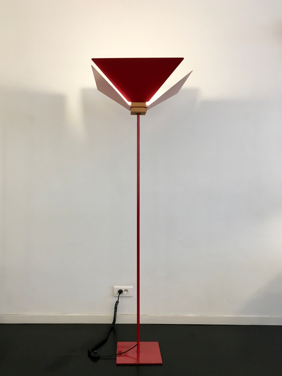 Important lampadaire  Kazuko, design de De Pas, D'urbino et Lomazzi (DDL studio-photo-2