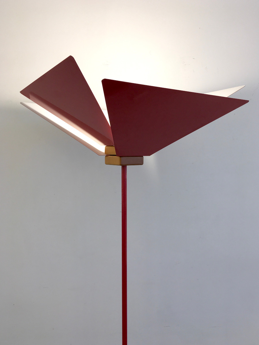 Important lampadaire  Kazuko, design de De Pas, D'urbino et Lomazzi (DDL studio-photo-3