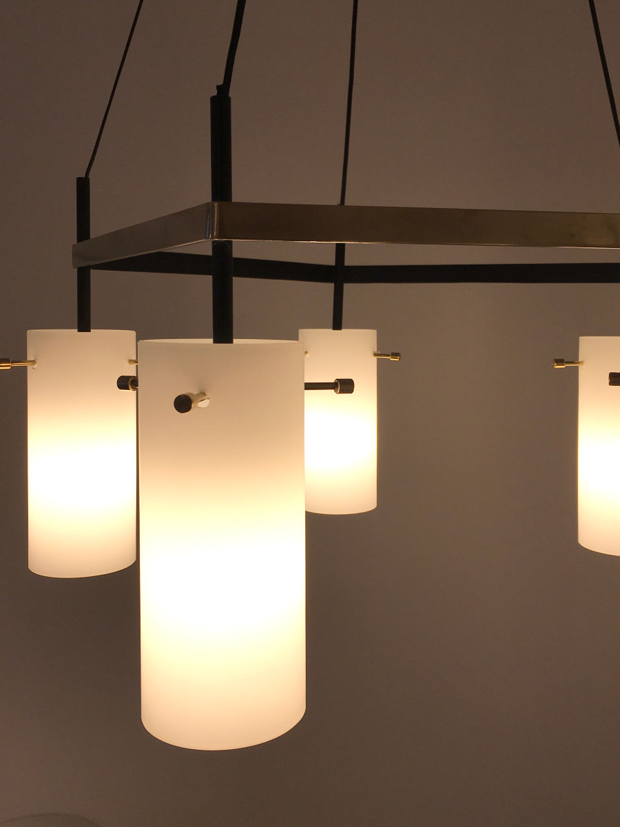 Italian 5-light Chandelier From The 1950s-photo-4