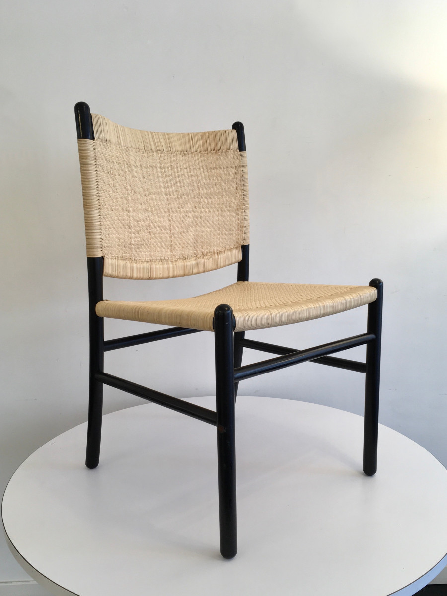 Paire chaises M114, Gianfranco Frattini pour Cassina 1962