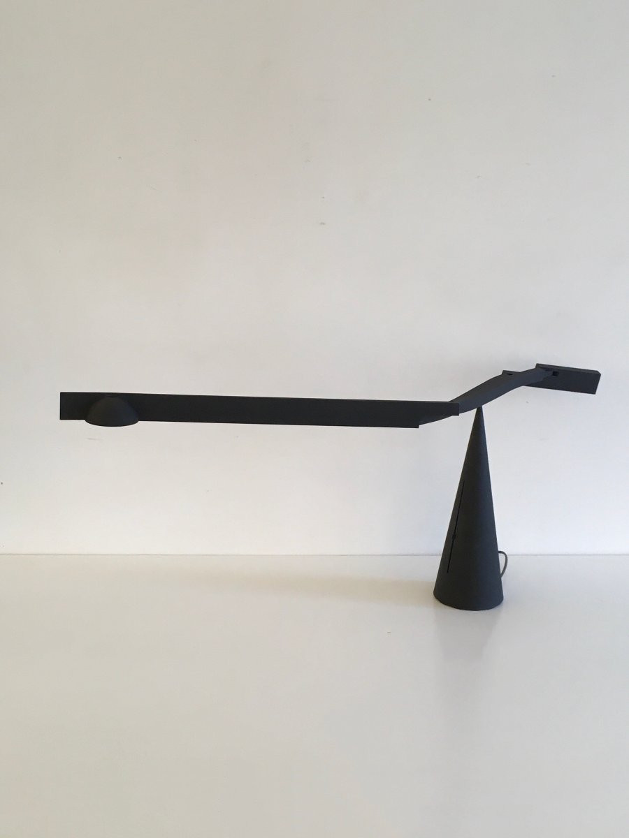 Postmodern “tabla” Desk Lamp, Italiana Luce 1988-photo-4