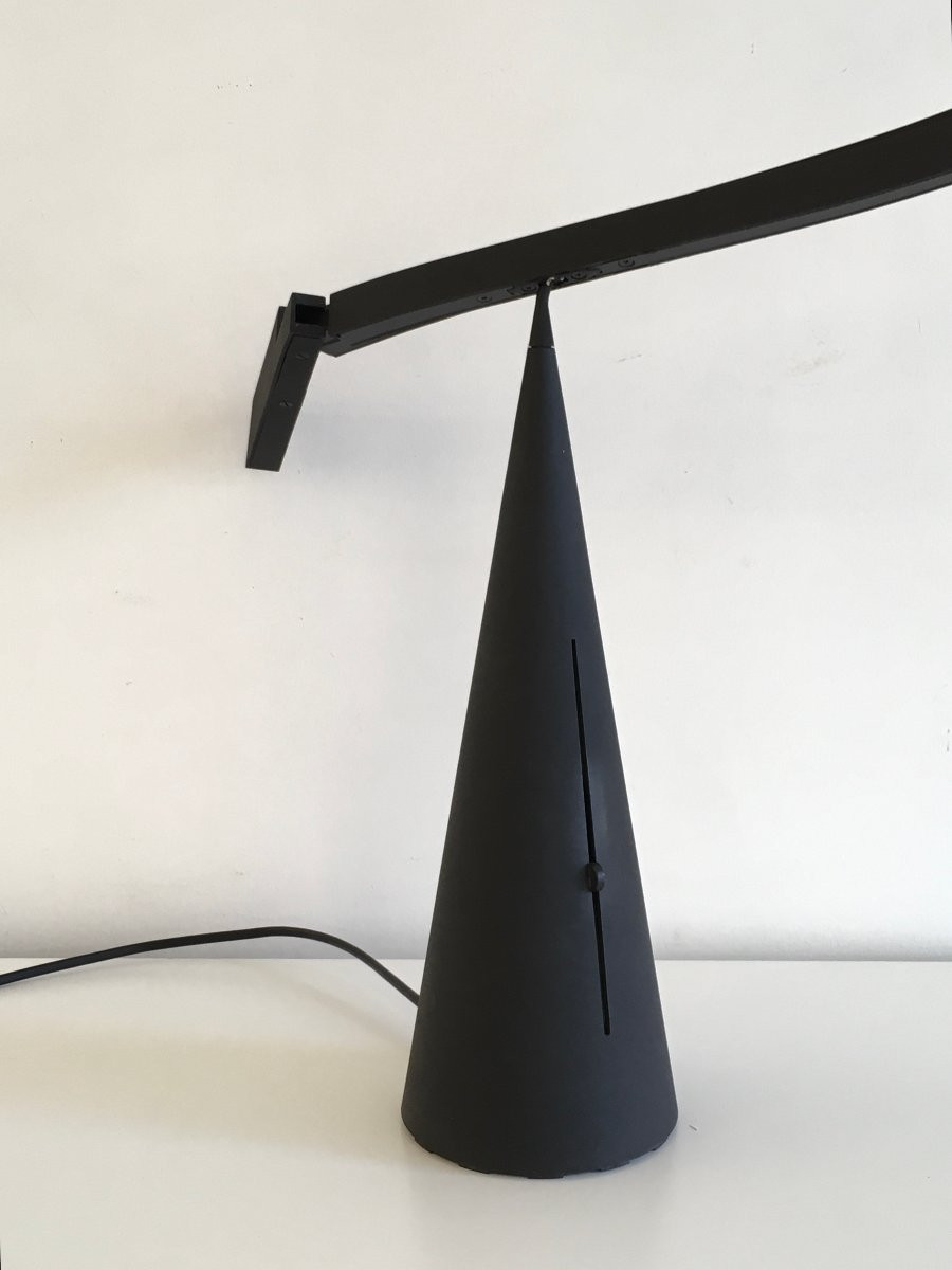 Postmodern “tabla” Desk Lamp, Italiana Luce 1988-photo-5