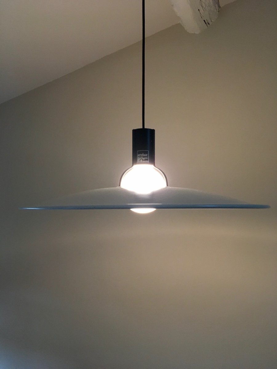 Arteluce “2133” Pendant Light, Gino Sarfatti 1973-photo-2