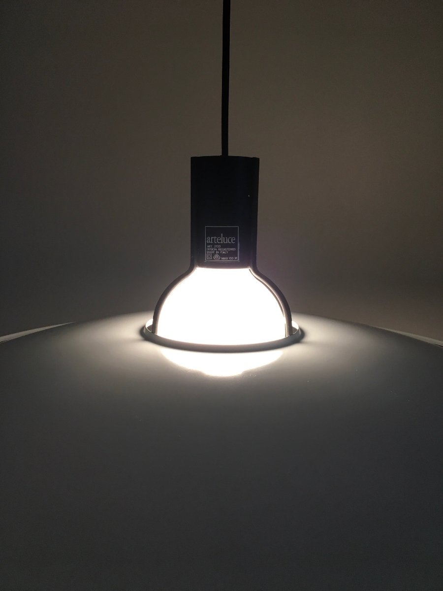 Arteluce “2133” Pendant Light, Gino Sarfatti 1973-photo-3
