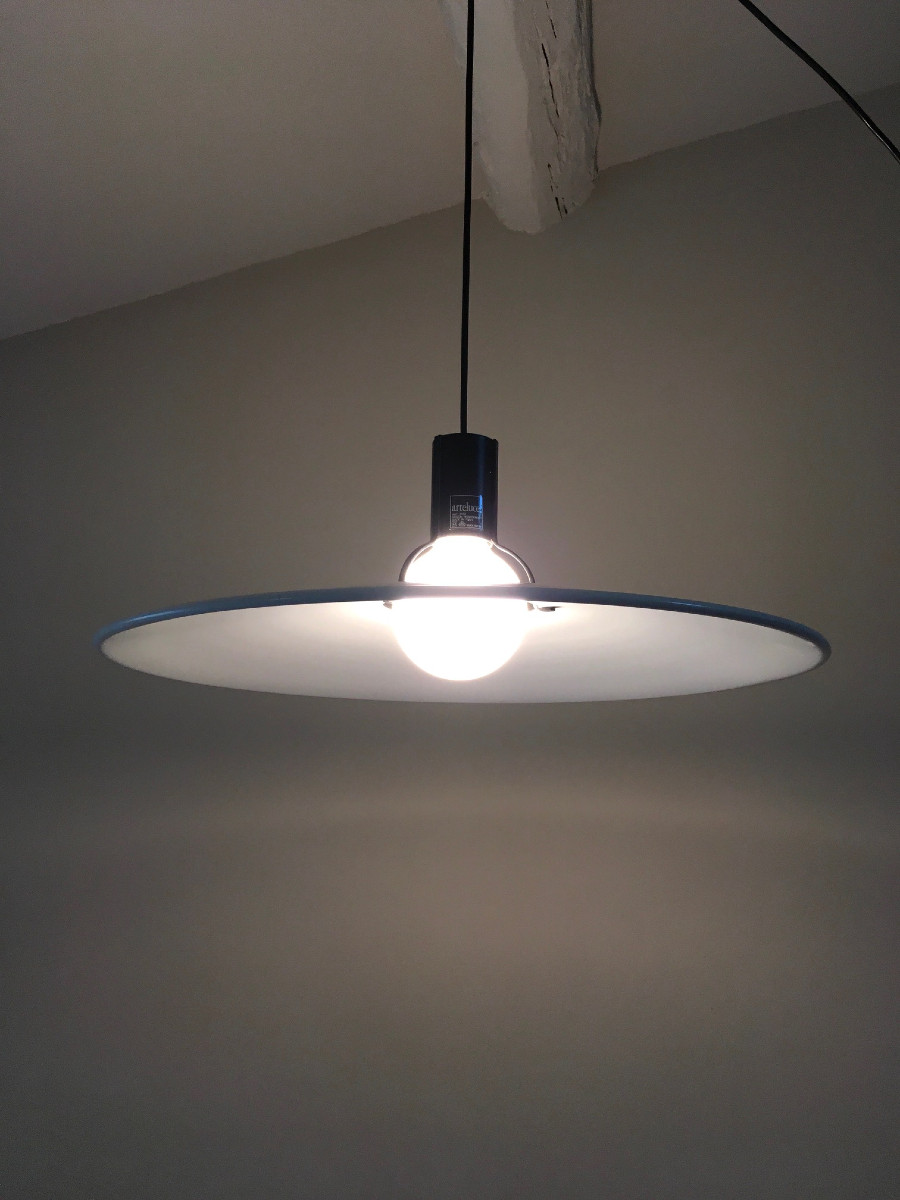 Arteluce “2133” Pendant Light, Gino Sarfatti 1973