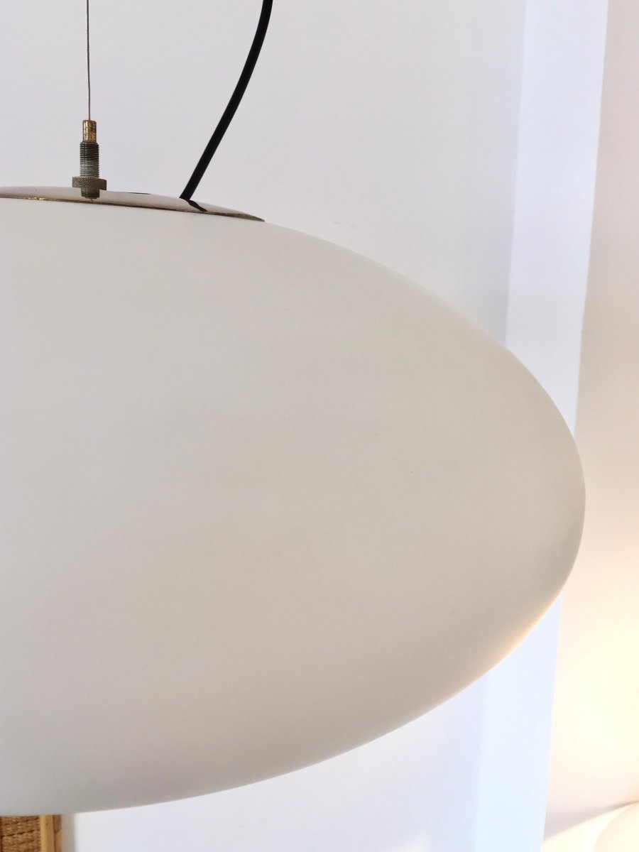 Large Stilnovo "ufo" Pendant Lamp From The Late 1950s-photo-1