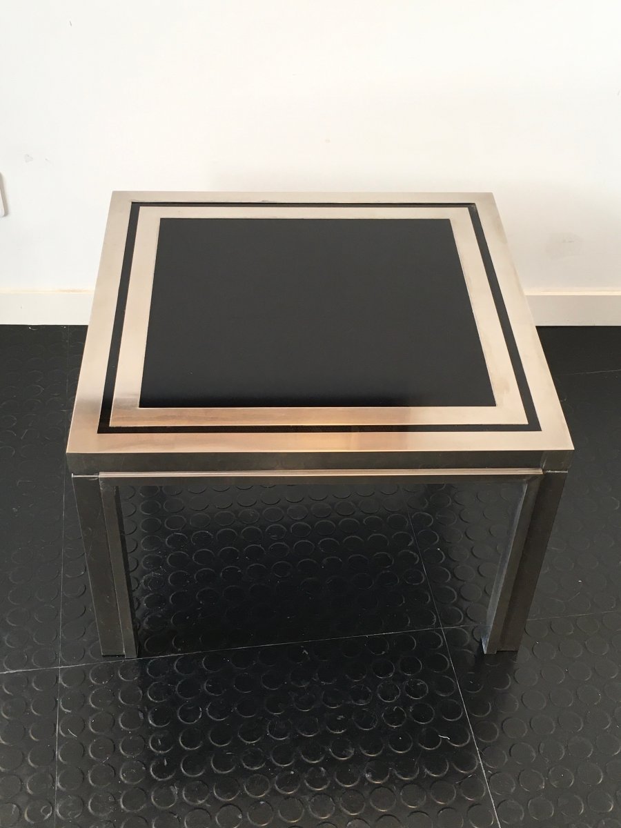 Paire de tables d'appoint, édition Liwan's Rome 70'-photo-3