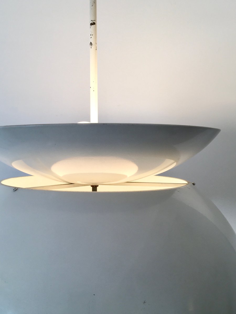 Important Cetra Pendant Lamp By Vico Magistretti-photo-2