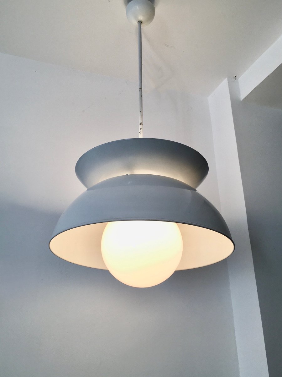 Important Cetra Pendant Lamp By Vico Magistretti-photo-4