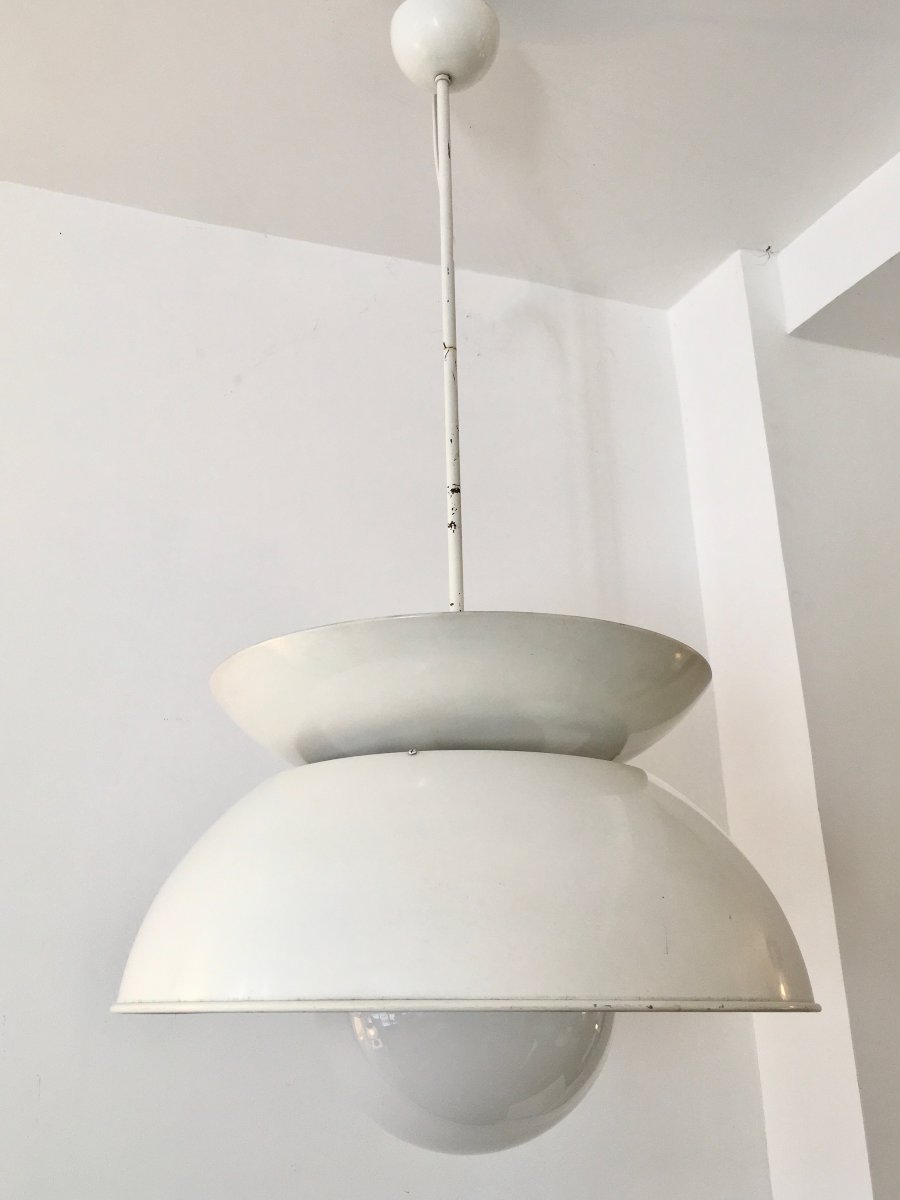 Important Cetra Pendant Lamp By Vico Magistretti-photo-2