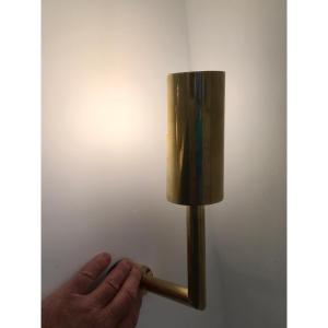 Pair Of Brass Sconces