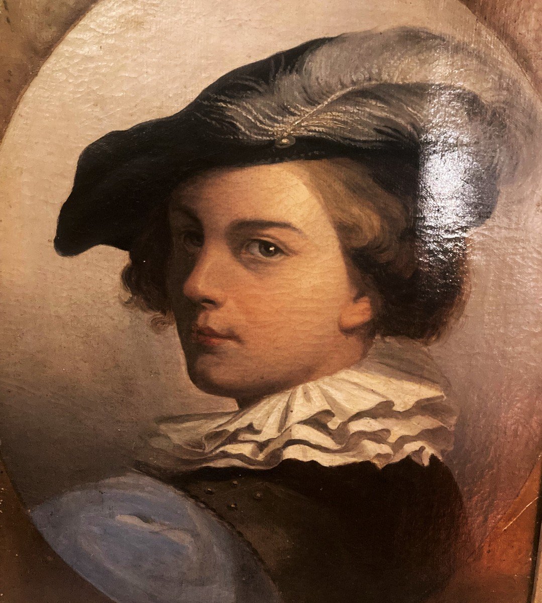 D'Après Mauro Gandolfi - Portrait De Jeune Homme -photo-2