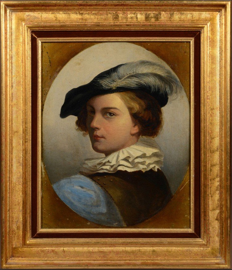 D'Après Mauro Gandolfi - Portrait De Jeune Homme 