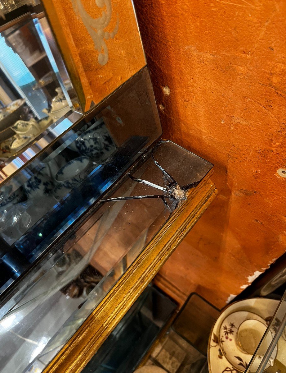 Cheminé En Verre De Murano Des  Années 50-photo-1