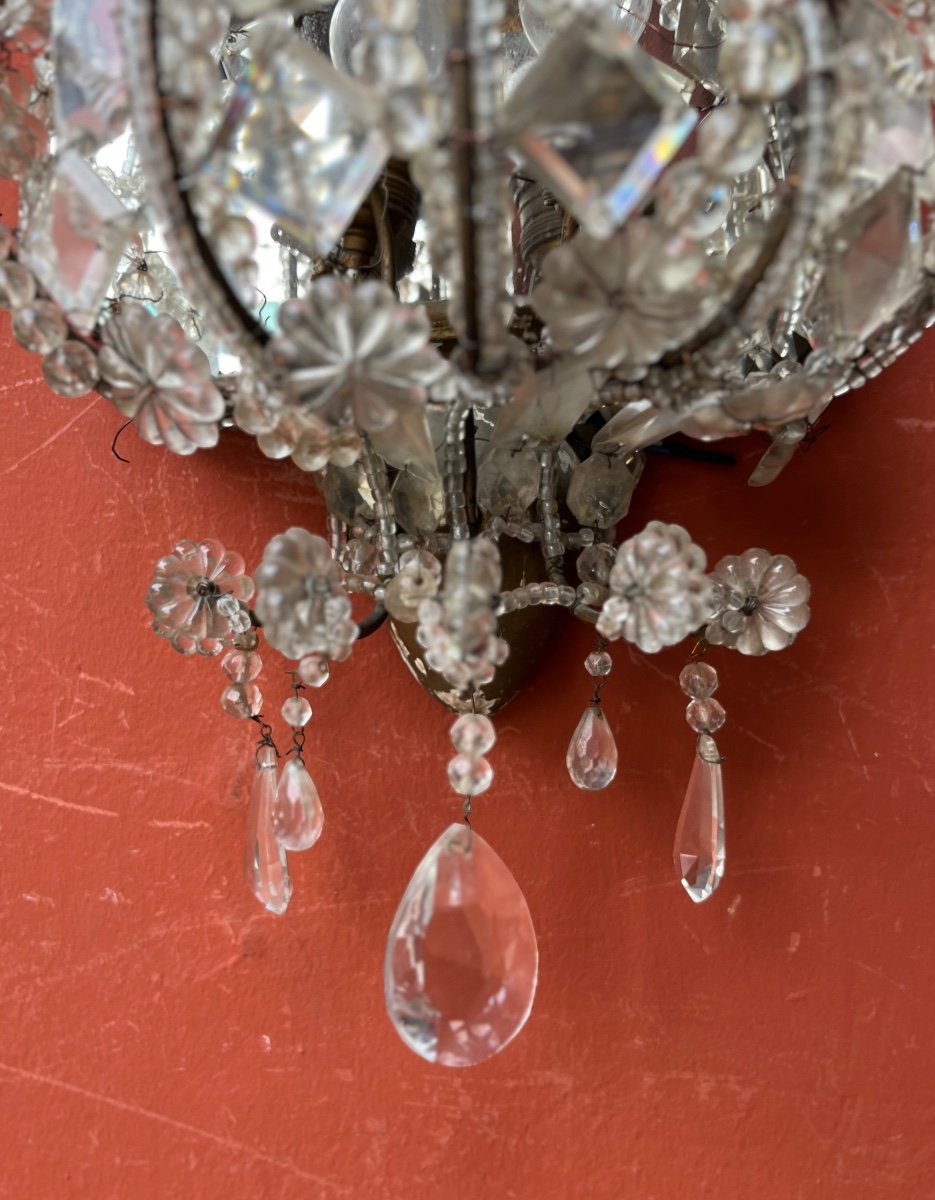 Pair Of Italian Sconces, Late 19th Century-photo-1