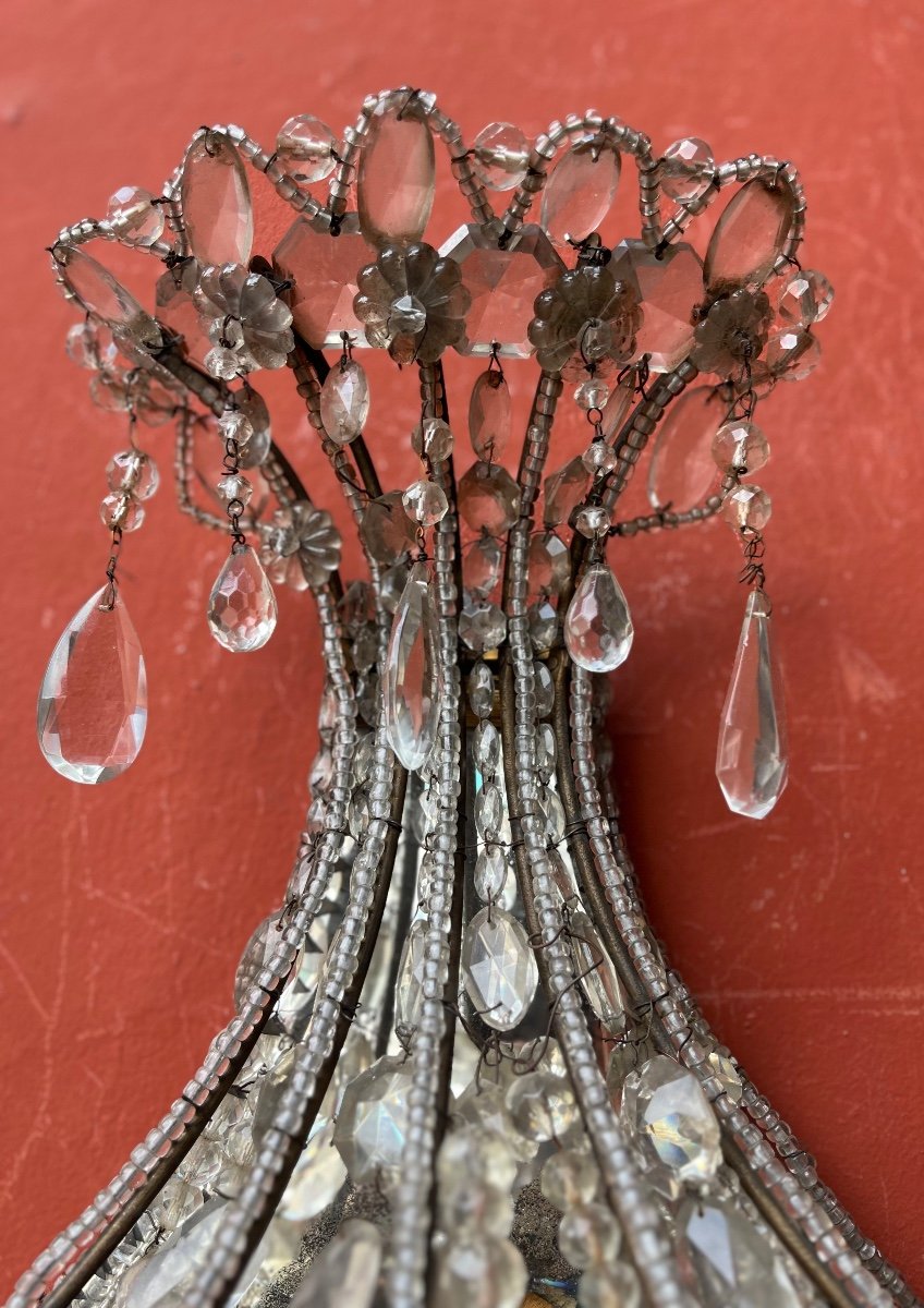 Pair Of Italian Sconces, Late 19th Century-photo-2