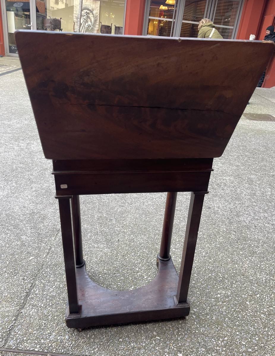 Empire Period Mahogany Dressing Table With Writing Desk -photo-2