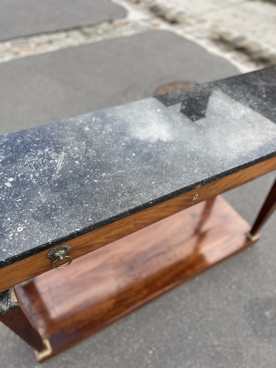 Empire Period Console, Belgium, 19th Century-photo-3