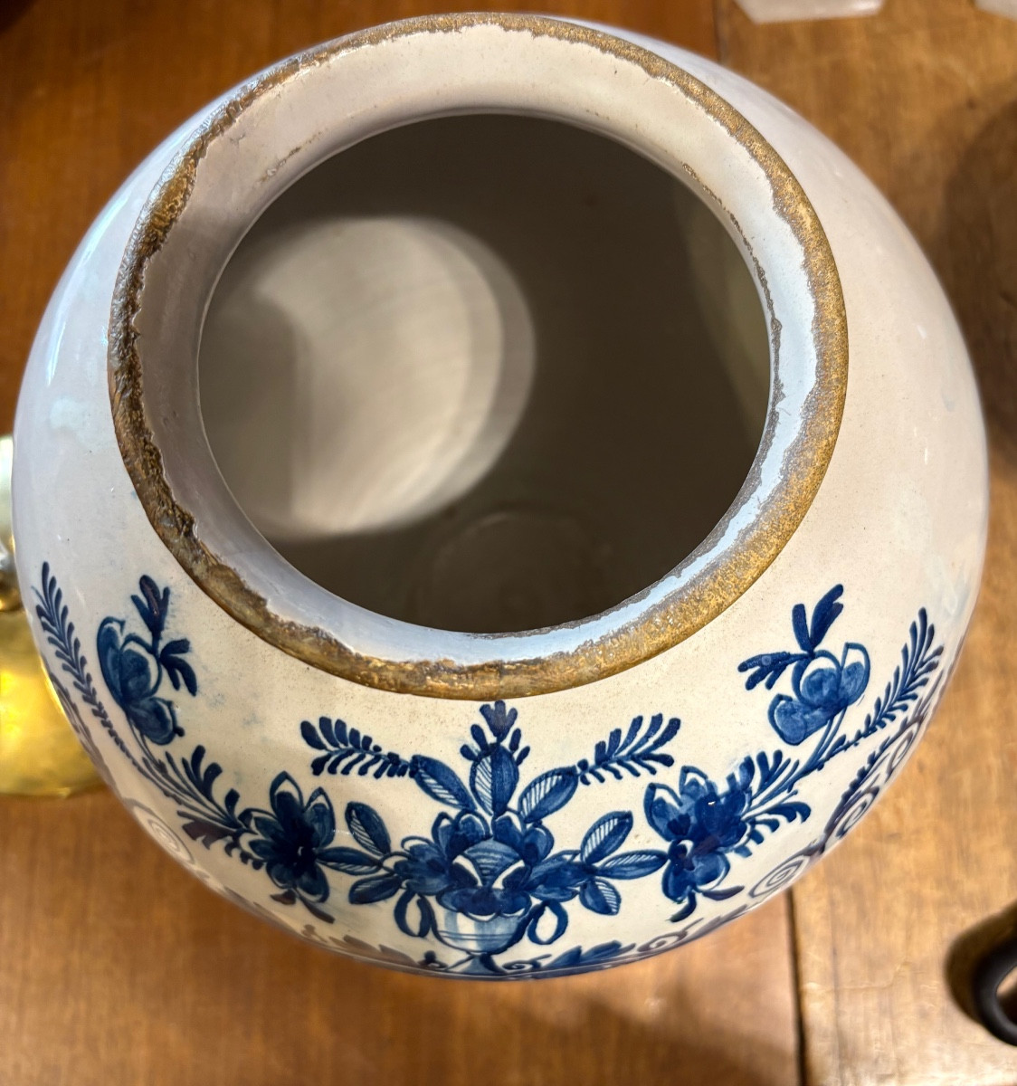 18th Century Delft Tobacco Jar -photo-2