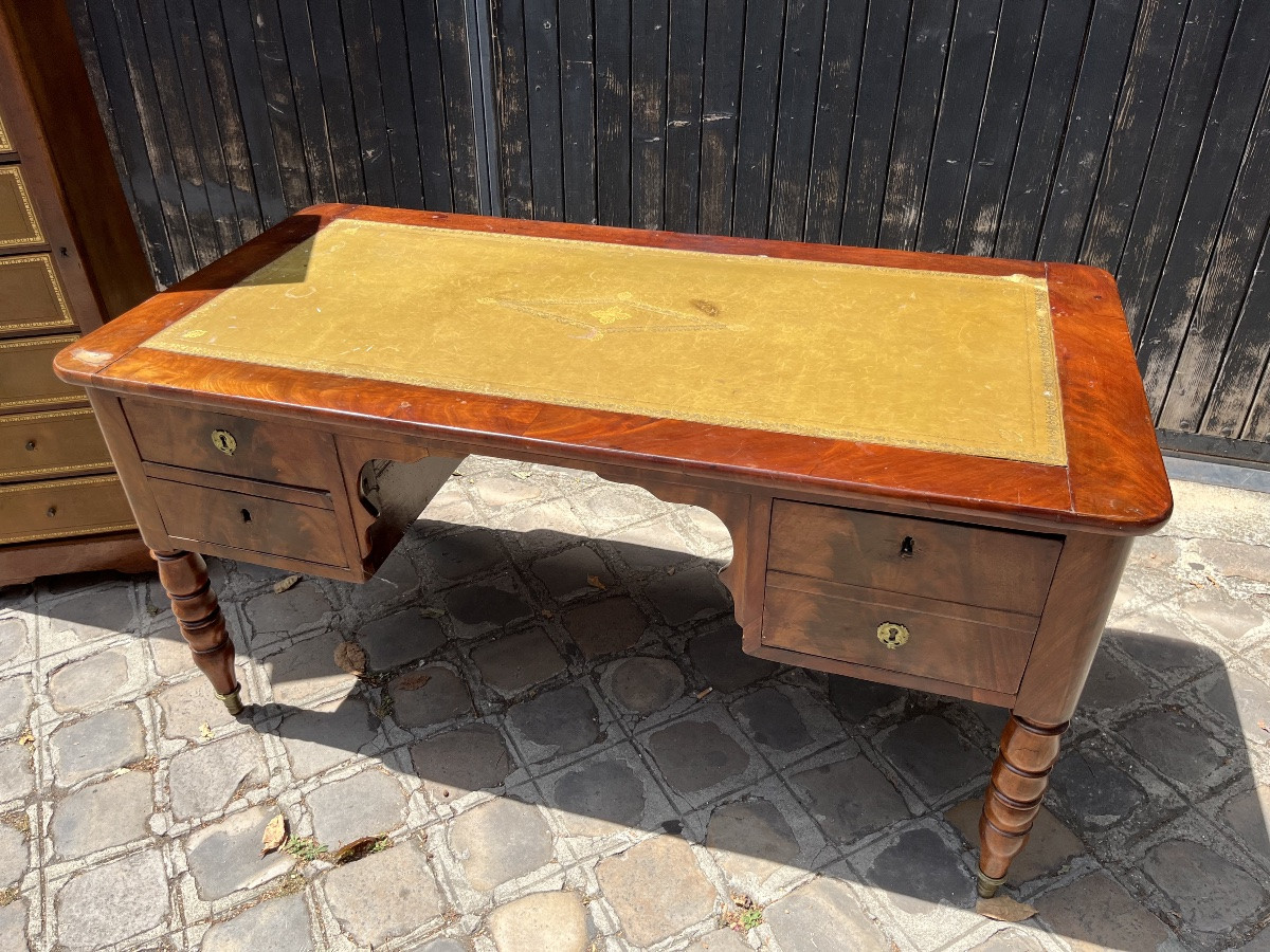 Desk And Chest Of Drawers, Restoration Period, Circa 1840-photo-2