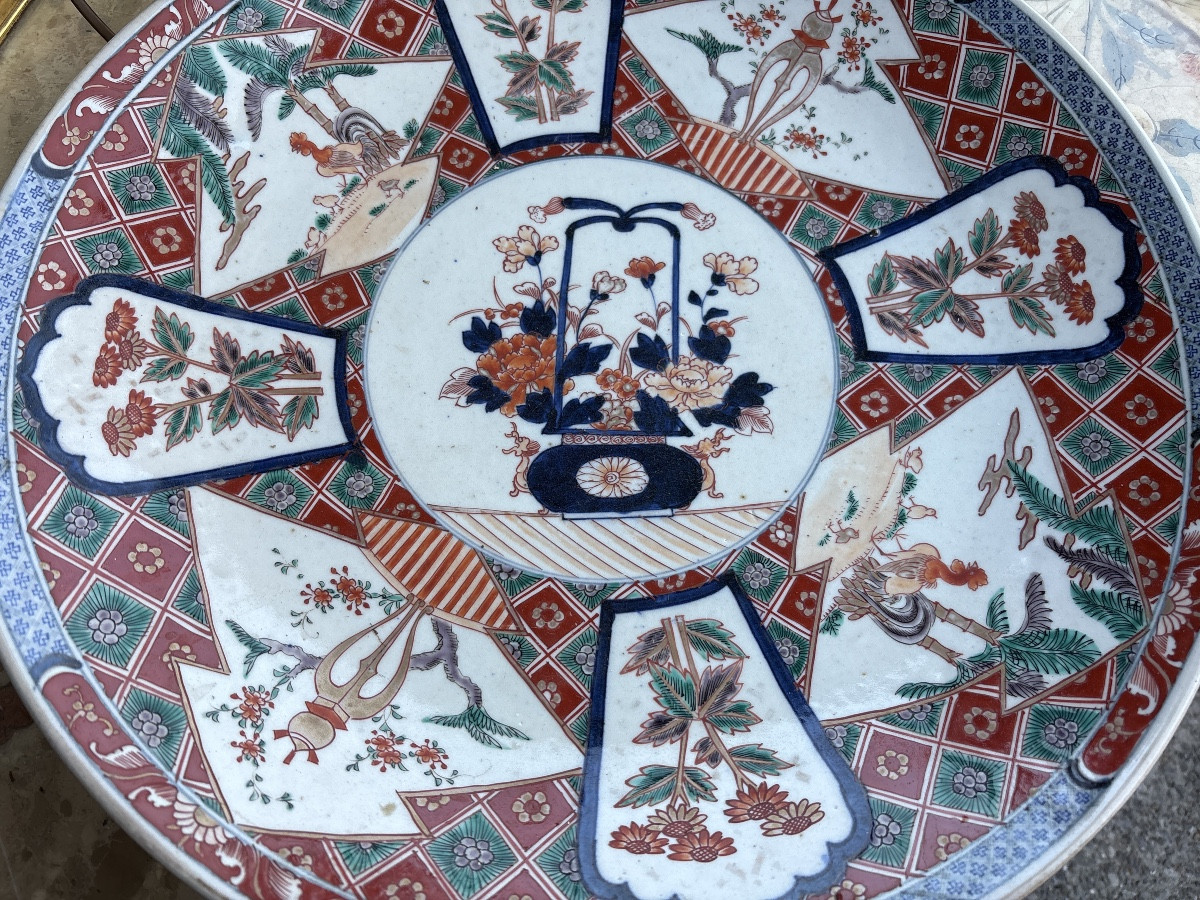 Imari Dish, Japanese Porcelain, Late 19th Century -photo-2