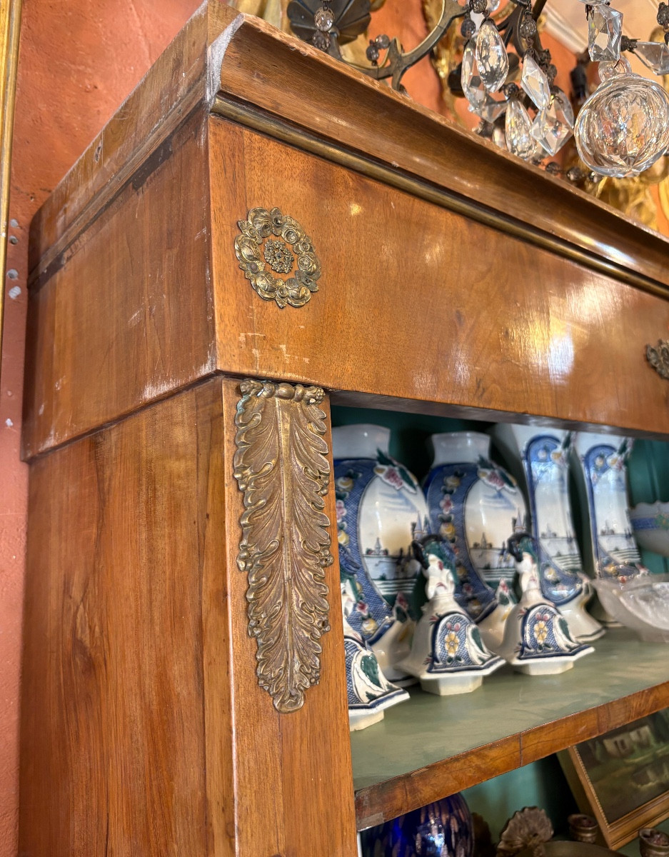 Pair Of Walnut Bookcases Or Shelves, Early 19th Century, Italy -photo-3