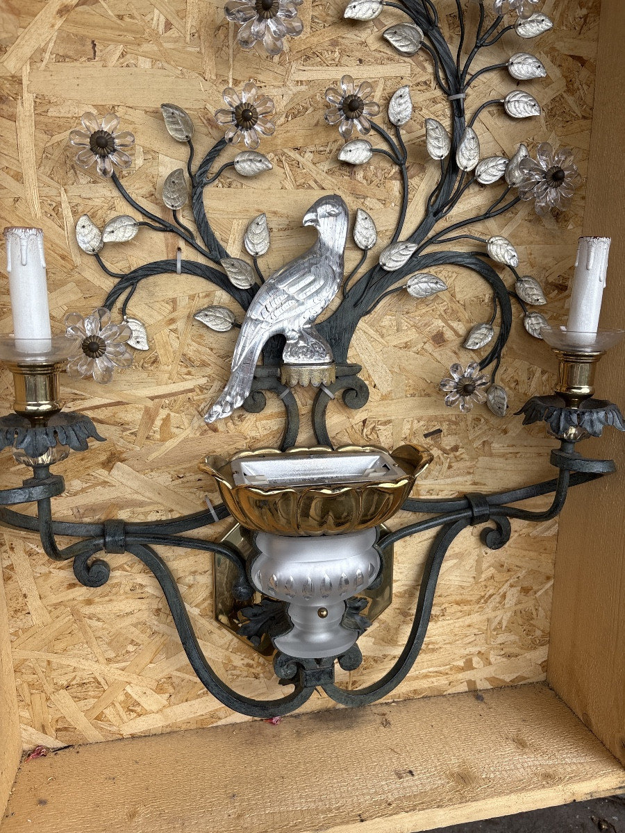 Pair Of Parrot-style Wall Lights From Banci -photo-4